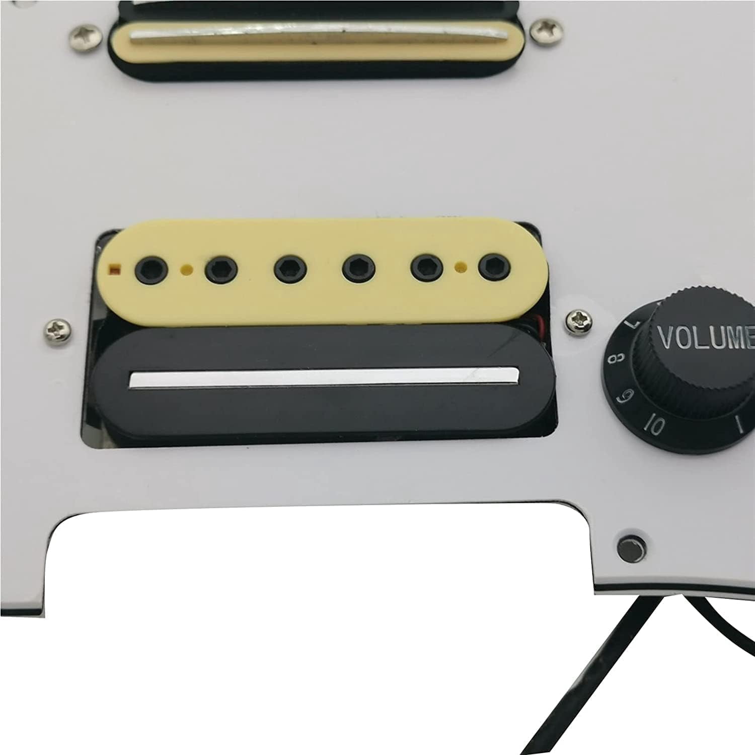 SSH Prewired Guitar Strat Pickguard Set Ainico 5 Humbucker Pickups Coil Splitting Switch Multi Switch Harnesses ,For Fender ST Electric Guitar Part Replacement