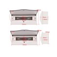 thumbnail image 2 of fashionhome 13-16 Ways Conceal Mounted Transparent Cover Electrical Distribution Box Circuit Breaker Lighting Box, 2 of 9