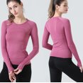 thumbnail image 2 of Swiftly Tech 2.0 With logo Ω Women Sports Long Sleeve T-Shirt gym clothes Top Breathable sweatshirt Yoga Fitness Running Shirts, 2 of 5