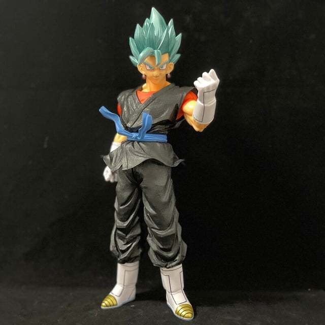 Figura de acción de Dragon Ball Z Super Saiyan Blue Gogeta, modelo de PVC de 32CM, juguetes de decoración de escritorio, regalo de cumpleaños para niños Gong Bohan LED