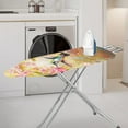 thumbnail image 2 of FKELYI Hummingbird Pink Cherry Print Ironing Board Cover with Hook and Loop Fastener Straps Polyester Iron Padding Covers Heat Ressiatant for Laundry Clothing Shop Home Accessories, M, 2 of 5