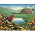 thumbnail image 2 of SUNSOUT INC - Farmland Visitor - 500 pc Jigsaw Puzzle by Artist: Sam Timm - Finished Size 18" x 24" - MPN# 29064, 2 of 5