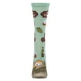 thumbnail image 2 of MeMoi Women's Wine Country Rayon From Bamboo Crew Socks - Womens - Female, 9-11, Mint, 2 of 3