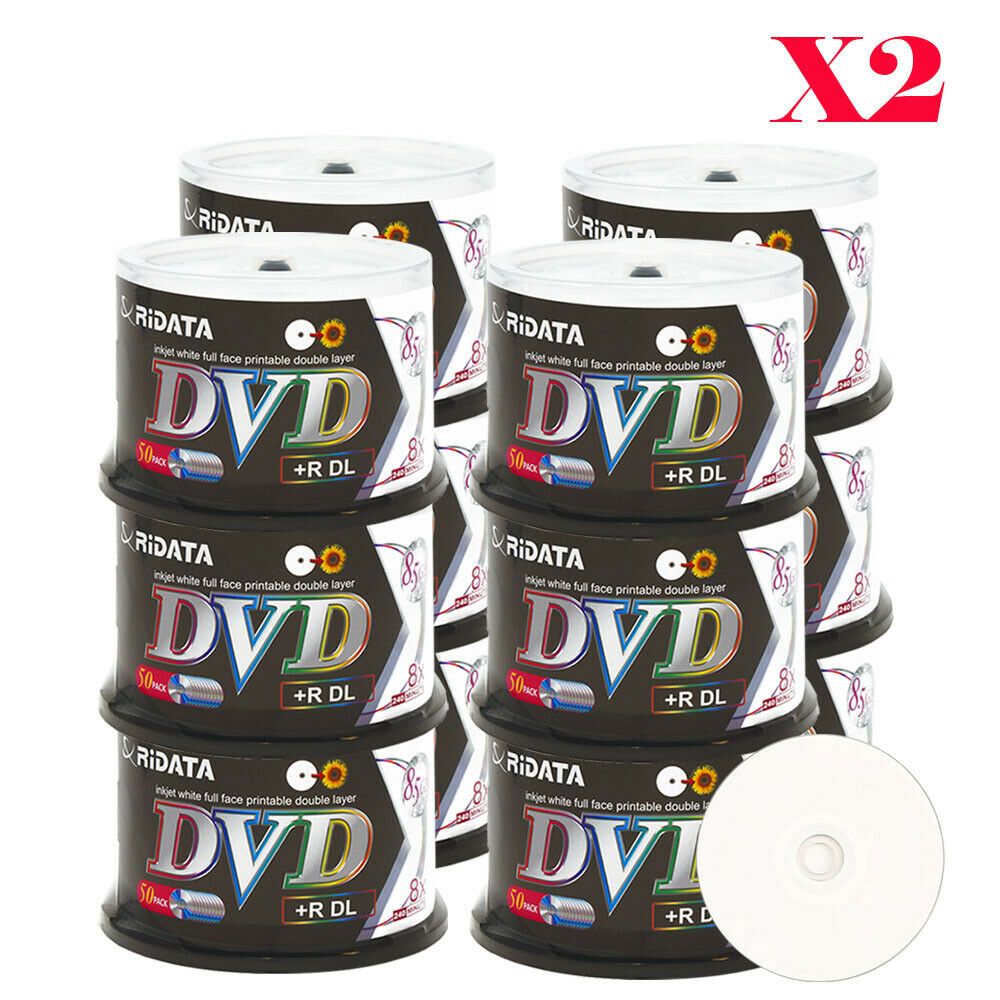 1200 Pack Ridata DVD R DL Dual Layer 8X 8 5GB DVD Plus R Double Layer  1200 Pack Ridata DVD R DL Dual Layer 8X 8 5GB DVD Plus R Double Layer