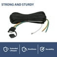 thumbnail image 6 of 5 Wire 4 Pin Flat Trailer Plug Wiring Harness 22FT Trailer Light Connector Kits, 6 of 10