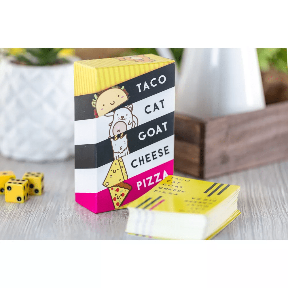 Dolphin Hat Games Taco Cat Goat Cheese Pizza – Fast-Paced Card Game for Kids, Teens & Adults | 2-8 Players | Ages 8+