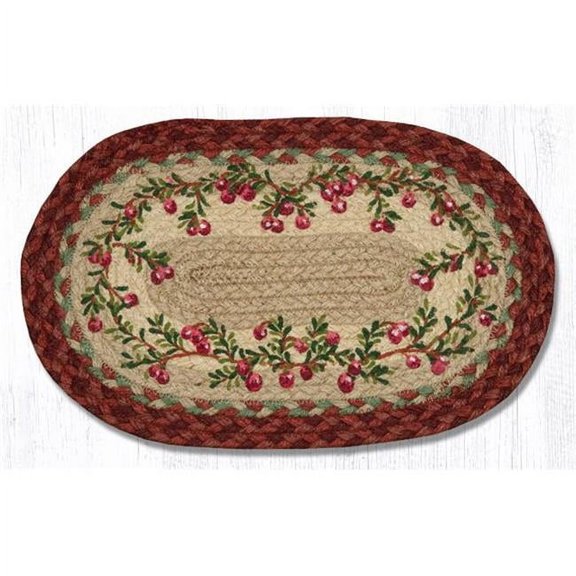 10 x 15 in. Cranberries Printed Oval Swatch