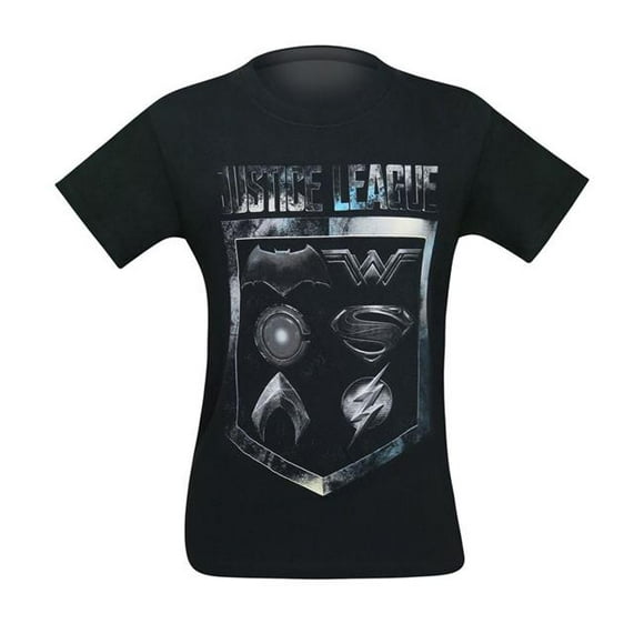 Justice League tsjlmsymbad-2x Mens Movie Badge & Icons T-Shirt - 2XL