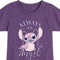 thumbnail image 3 of Disney - Lilo & Stitch - Always An Angel - Toddler & Youth Girls Short Sleeve Graphic T-Shirt, 3 of 5