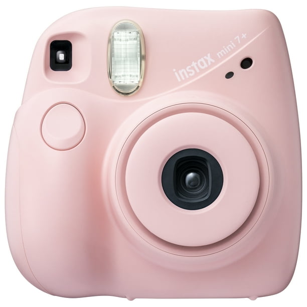 Fujifilm INSTAX Mini 7+ Exclusive Blister Bundle with Bonus Pack of Film (10-pack Mini Film), Light Pink