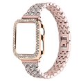 thumbnail image 1 of Five Beads Metal Watch Strap+Anti-Wear Protective Case for Apple Watch Series 3/2/1 38mm, 1 of 5