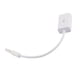 image 1 of 3.5mm Connector AUX Audio to USB 2.0 Cable Adapter Cord Car MP3 White 2 Pcs