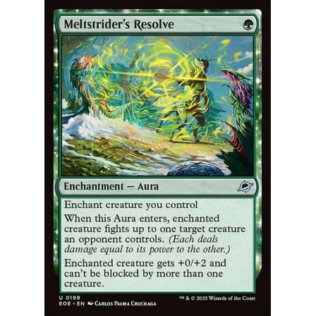 MtG Edge of Eternities Uncommon Meltstrider's Resolve #199