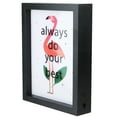 thumbnail image 2 of Northlight LED Lighted Always Do Your Best Flamingo Framed Wall Sign - 9" x 7", 2 of 4