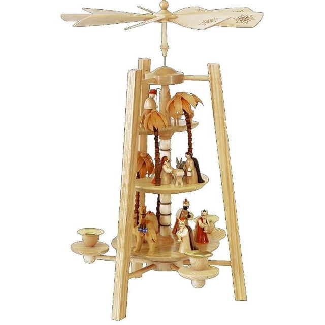Alexander Taron 15918 Richard Glaesser Pyramid - 3 tiers - Nativity