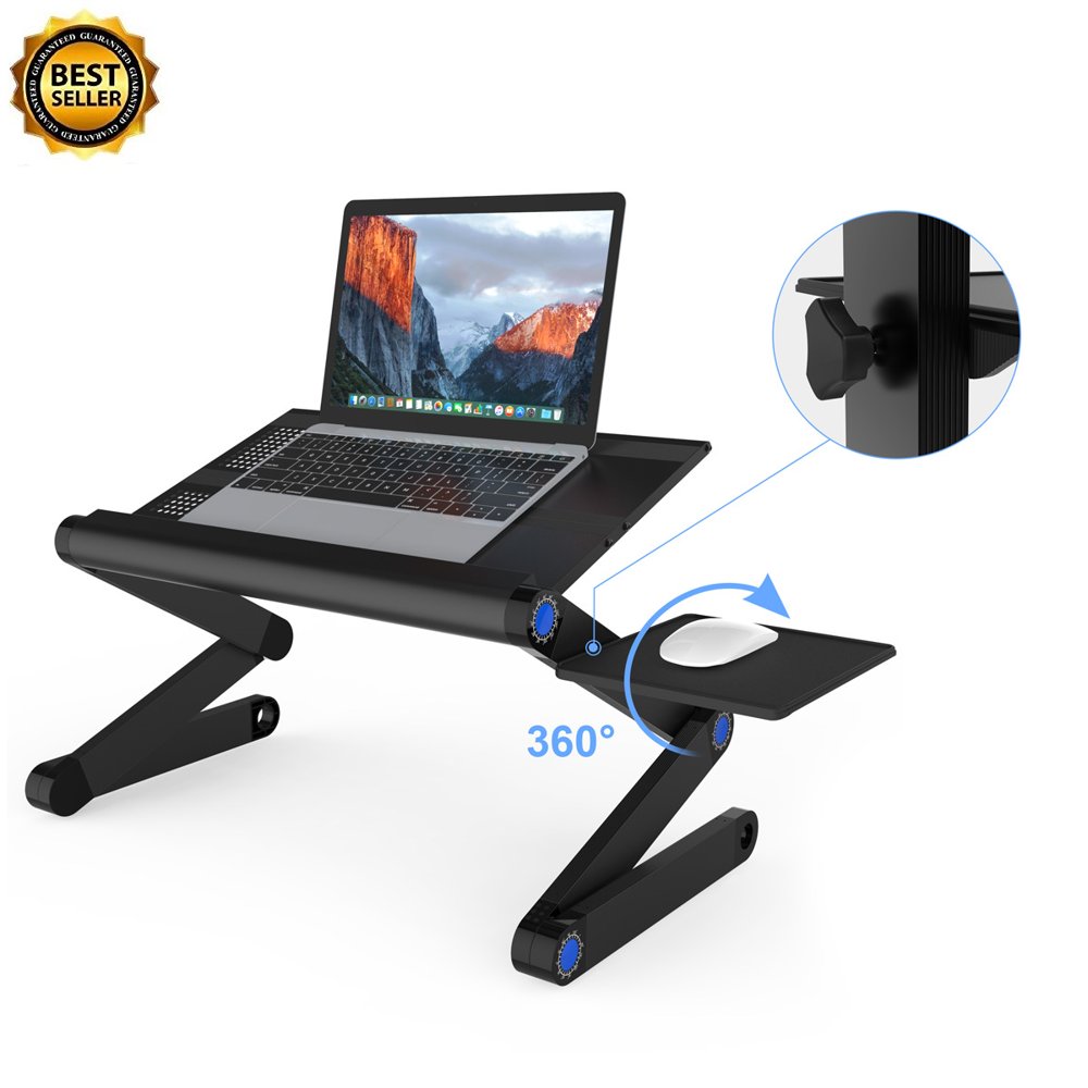 Ergonomics Best Laptop Cooling Stand with Mouse Tray Adjustable Height