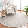thumbnail image 2 of SAFAVIEH Jardin Natalie Floral Wool Area Rug, Grey/Ivory, 6' x 6' Round, 2 of 11