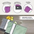 thumbnail image 5 of BAZIC Morandi Edition 3-Ring Pencil Pouch, School Student Office, Assorted Color, 4-Pack, 5 of 7