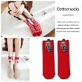 thumbnail image 5 of Christmas Socks Women Cotton Holiday Themed Festival Decoration Breathable Winter Warm Socks, Type 6, 5 of 9