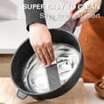 thumbnail image 4 of Nonstick Deep Frying Pan with Lid, 12 Inch Large Skillet, 5 Qt Non Stick Saute Pan for Cooking, Healthy Induction Cookware, PFOA Free, 4 of 6