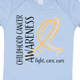 thumbnail image 4 of Inktastic Childhood Cancer Awareness- Fight, care, cure Boys or Girls Baby Bodysuit, 4 of 5