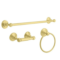 Delta Greenwich 3-Piece Bath Hardware Set in Polished Brass