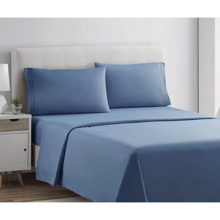 1800 Series 4 Piece Bed Sheet Set Hotel Luxury Ultra Soft Deep Pocket Sheets Set