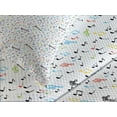thumbnail image 4 of Ambesonne Music Quilted Bedspread Set 3 Pcs, Vibes Notes Beat, King Size, Multicolor, 4 of 5