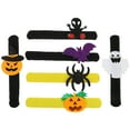 thumbnail image 3 of 6pcs Halloween Slap Bracelets Wristbands Slap Bands Toy Party (Assorted Color), 3 of 5