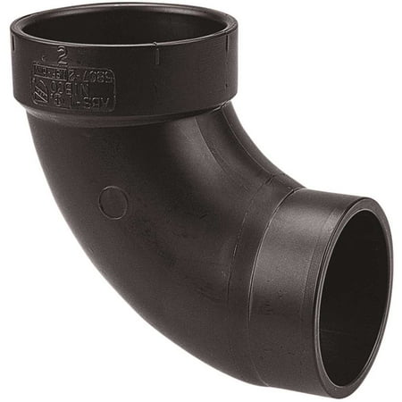 NIBCO C58072HD3 3 in. ABS DWV 90 Degree Spigot x Hub Street Elbow