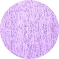 thumbnail image 1 of Ahgly Company Indoor Round Abstract Purple Contemporary Area Rugs, 7' Round, 1 of 4