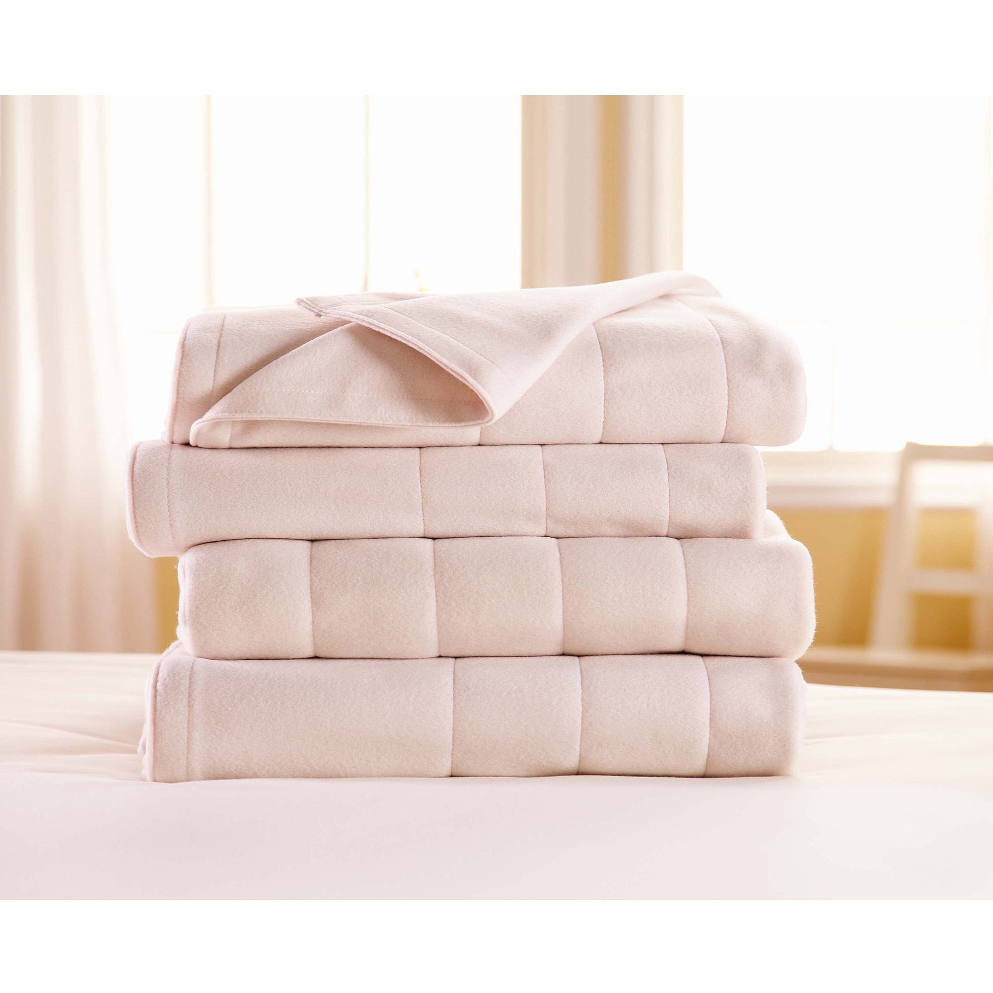 Sunbeam Electric Heated Fleece Blanket Royal Dreams Twin Full Queen