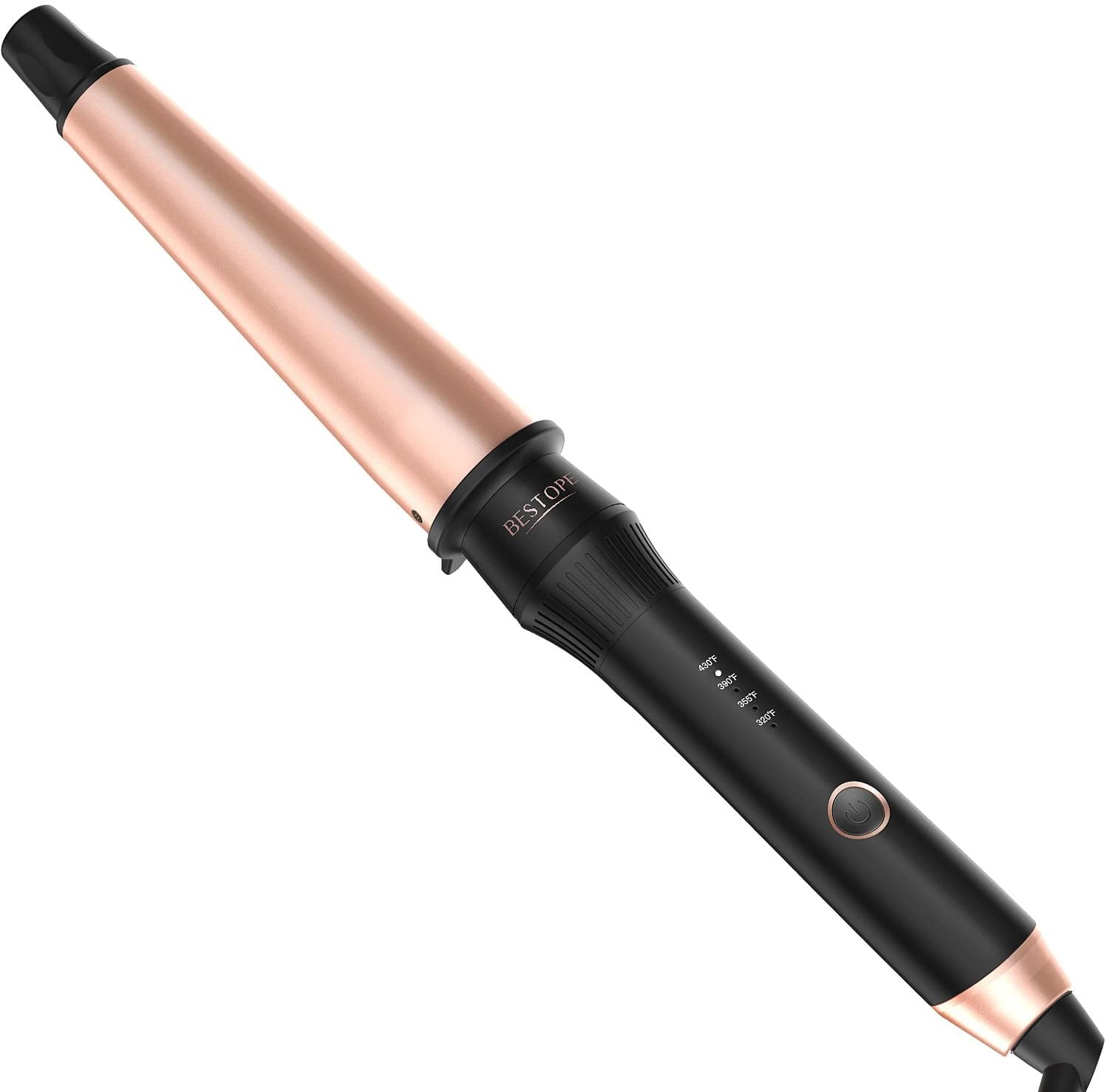 BESTOPE Curling Iron 1 1 5 Inch Professional Dual Voltage Hair Curling