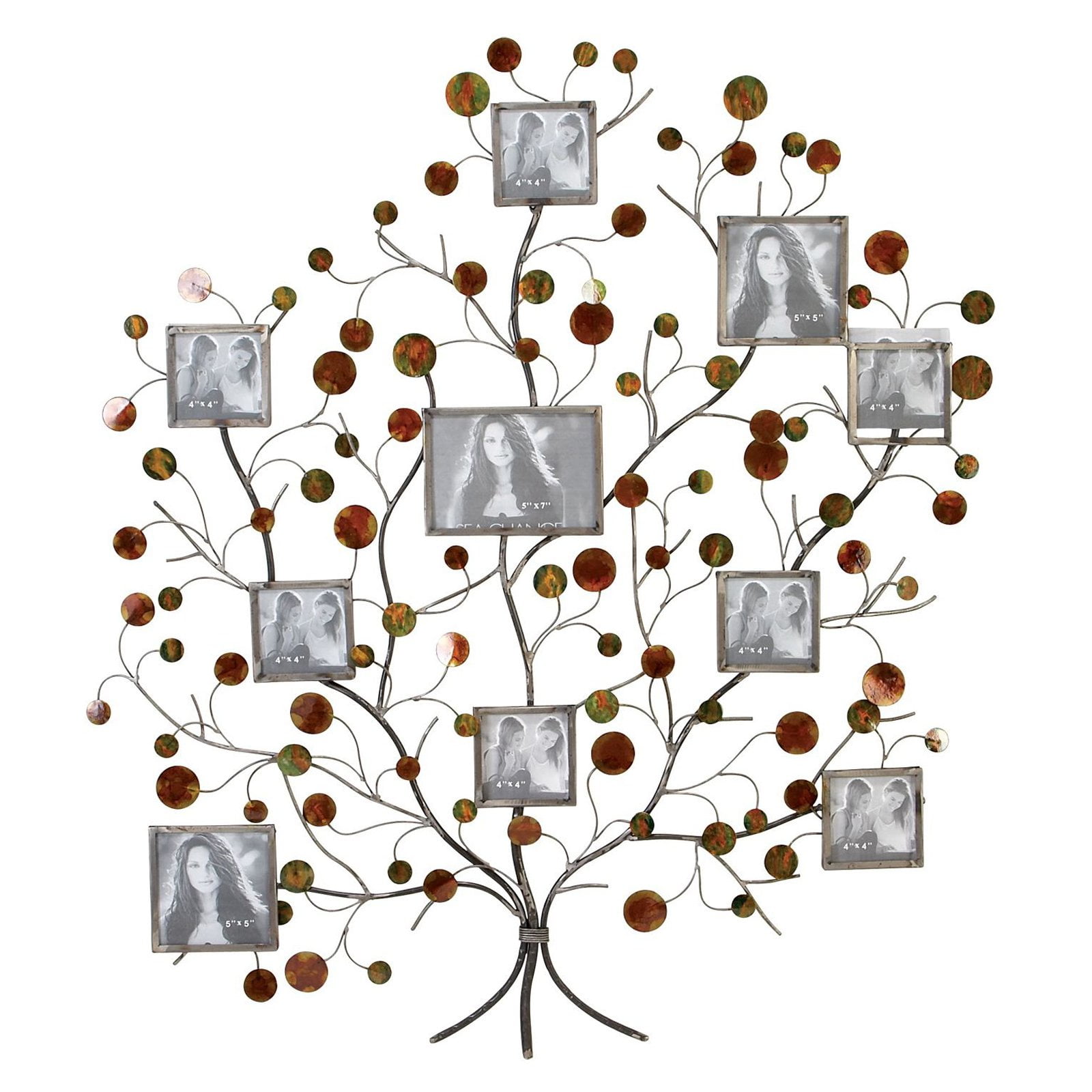 Family Tree Frames For Wall better homes and gardens metal family tree with 3 mini bronze Family Tree Frames For Wall better homes and gardens metal family tree with 3 mini bronze