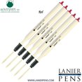 thumbnail image 1 of Lanier Combo Pack - 5 Pack - Monteverde Soft Roll Ballpoint L13 Paste Ink Refill Compatible with most Lamy Style Ballpoint Pens - Red (Medium Tip 0.7mm), 1 of 3