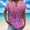 #0089-Purple, variant on Womens Short Sleeve Tops Summer V-Neck Tshirts Casual Pleated Blouse Dressy Loose Basic Tee
