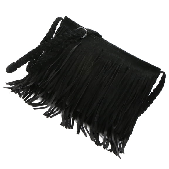 BESTONZON Crossbody Bag for Women Fringe Crossbody Shoulder Bag Polyester 1Set Western Daily Use