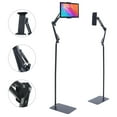 thumbnail image 3 of Heavy Duty Tablet Floor Stand Adjustable Height – 360° Rotation Gooseneck Holder for IPad Pro/Air, Samsung Galaxy, Kindle – Hands-Free Stand, 3 of 12