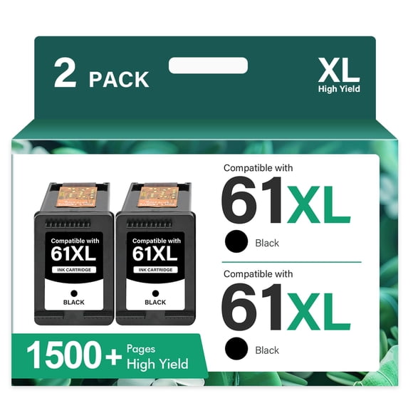 Cartucho de tinta negra 61XL Cool Toner de reemplazo para HP 61