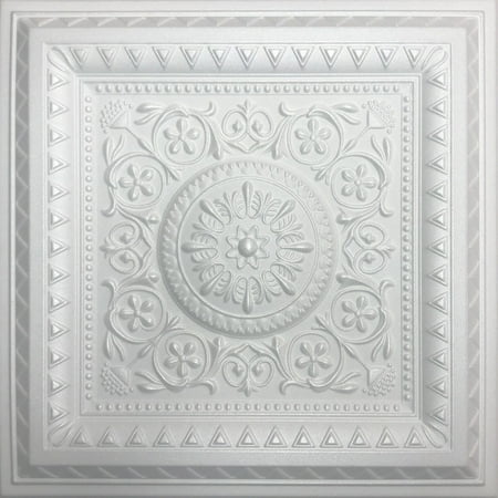 White Styrofoam Ceiling Tile Magic Case Of 40 Tiles