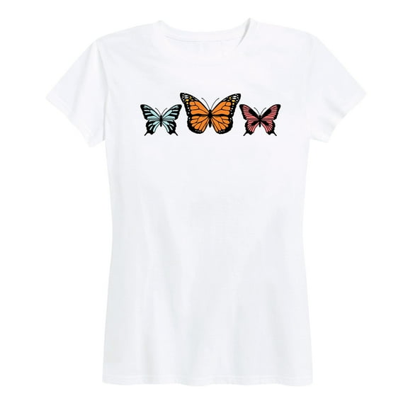 Instant Message - 90S Butterflies - Women's Short Sleeve Graphic T-Shirt