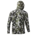 thumbnail image 2 of HUK Men's Standard Pursuit Waterproof & Wind Resistant Zip Jacket, Hunt Club Camo, X-Large, 2 of 3