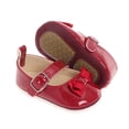 thumbnail image 6 of Yoyauz Baby Girl Mary Jane Shoes Anti Slip Rubber Sole Ballet Slippers Princess Dress Wedding Shoes Newborn Kids Shoes Toddler Shoes（0-12 Month）, 6 of 6
