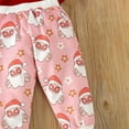 thumbnail image 6 of Mercatoo Baby Boy Girl Winter Clothes Santa Printed Crewneck Sweatshirts Sweatpants 2Pcs Set Toddler Christmas Outfits, 6 of 9