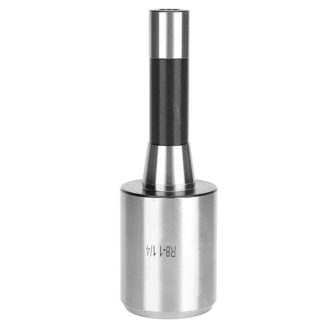 Barra de soporte de fresa de extremo fijo lateral R8 apta para accesorios de fresado Bridgeport (R8-1-1/4 pulgadas)