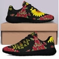 thumbnail image 3 of Be A Sunflower Roses Heart Shoes Sneakers for Women Men Black Size 5, 3 of 7