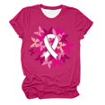 thumbnail image 4 of WEAIXIMIUNG Valentine's Day Cancer Awareness Month Tee | 's Graphic T Shirt for Events, 4 of 4