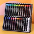 thumbnail image 2 of HLONK Practical Non Toxic Oil Pastels for Painting Unbreakable Strong Coverage for Kids Child Coloring Drawing 12/24/36 Colors, 2 of 17