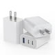 thumbnail image 1 of [Cargador] Cargador rápido USB C Articona de 35 W y 3 puertos para iPhone 16, 1 of 7