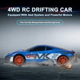 thumbnail image 4 of ATJIA 1:24 Scale RC Drift Car 2.4GHz 4WD Remote Control Car 30KM/H High Speed Model Vehicle Drifting Tire Racing Sport Toy, 4 of 9
